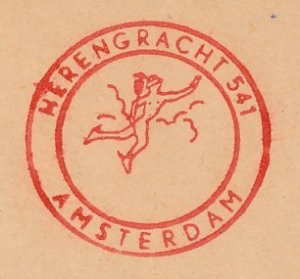 Meter cover Netherlands 1963 Hermes - Mercury