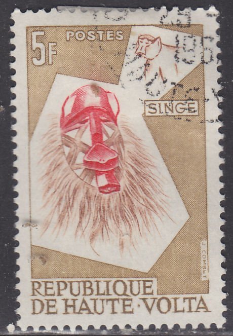 Burkina Faso 77 Monkey Mask 1960