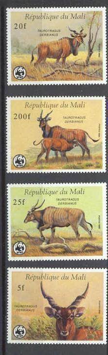 Mali 542-45 MNH WWF SCV36.25