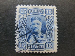 A5P23F64 Montenegro 1907 15pa used