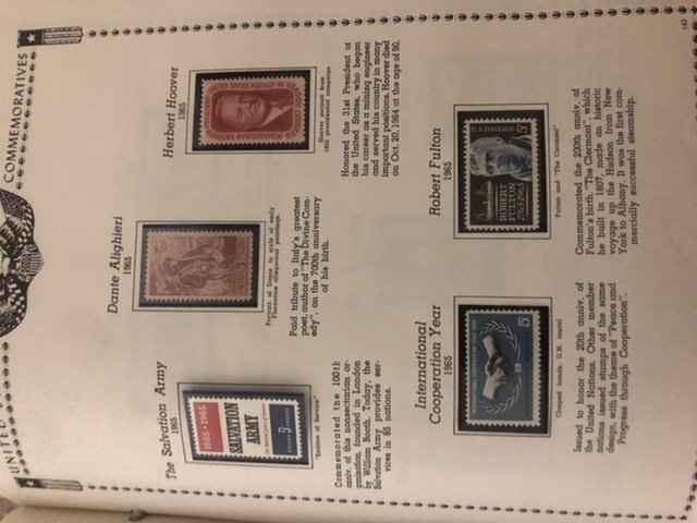 The All American Stamp Album Mint Stamps Very Nice Starts At 1933 Almost Full