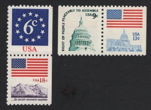 United States MINT Scott Number BOOKLET PAIRS 1623Bc & 1893c  MNH  #D9 - BARNEYS