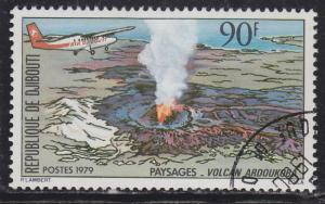 Dijabouti 492 Aircraft over Volcano 1979