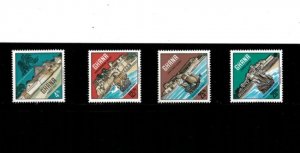 Ghana 1967 - Castles of Ghana - Set of 4 Stamps - Scott #301-4 - MNH
