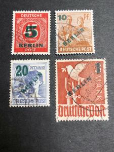 Germany Scott 9N64-67 Used CV $29.20