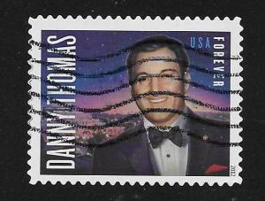 SC# 4628 - (45c) - Danny Thomas - Used Single Off Paper