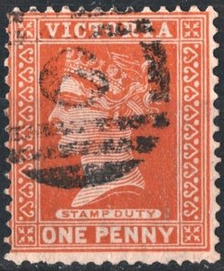 Victoria SC#169a 1p Queen Victoria (1899) Used
