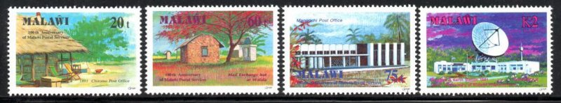 Malawi - 1991 Centenary of Postal Services Set MNH** SG 863-866