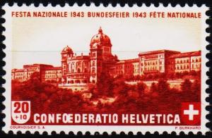 Switzerland. 1943 20c+10c S.G.432 Unmounted Mint