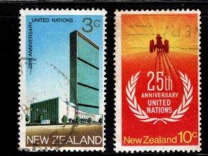 New Zealand Scott 462-463 Used UN 1970 set