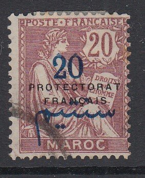 FRENCH MOROCCO, Scott 44, used