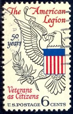 Eagle From Great Seal of US, American Legion 50th, SC#1369