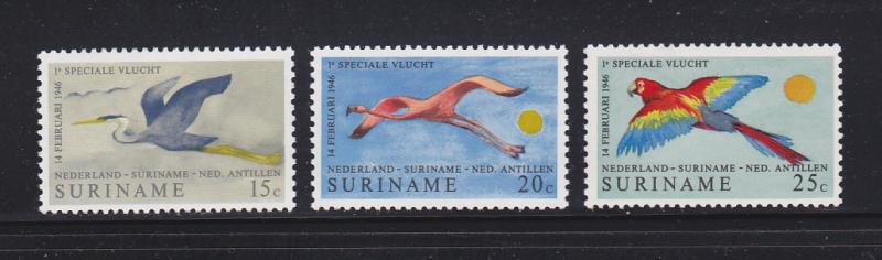 Surinam 382-384 Set MNH Birds (A)