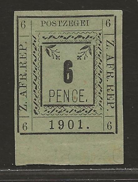 TRANSVAAL SC# 189(SG#15c)   UNISSUED 'POSTZEGEI'   FVF/MOG