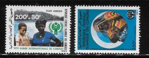 Comoro islands 1979 Intl year of the Child Sc C108,CB1 MNH A2138