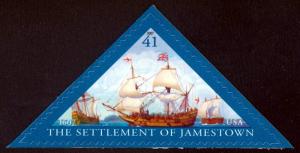 #4136 41c Jamestown 400th Anniversary, Mint **ANY 4=FREE SHIPPING**