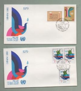 UN New York Scott# 304-315 1979  FDC (17 First Day Covers)