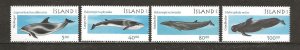 Iceland Scott catalog # 945-948 Mint NH