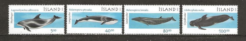 Iceland Scott catalog # 945-948 Mint NH