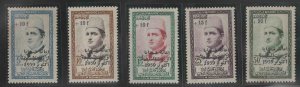 Morocco Scott B1-B5 MNH** 1960 Semi-Postal stamp set