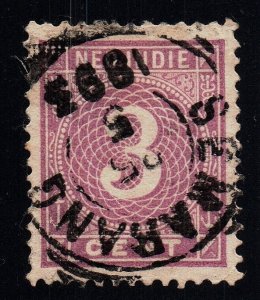 Netherland india Semarang 1893 SON cancel postmark