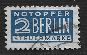 Germany #RA2 2pf Postal Tax