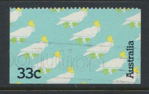 Australia SG 971 Used  left, right & bottom margins imperf 