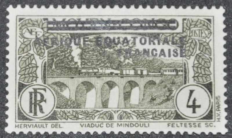 DYNAMITE Stamps: French Equatorial Africa Scott #13   MINT hr