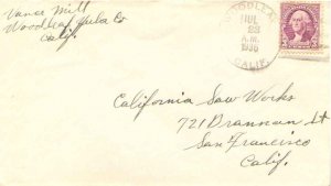 United States California Woodleaf 1936 4c-bar  1898-1945.
