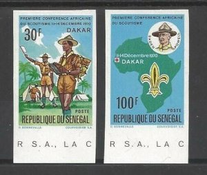 1970 Senegal Boy Scouts First African Conference Imperf 