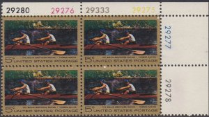 1335 Thomas Eakins Plate Block MNH