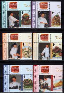 ZAYIX Isle of Man 918-923 MNH Tabs Gourmet Food Europa 010122SM123