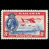 BAHAMAS 1935 - Scott# 96 Flamingos Set of 1 LH
