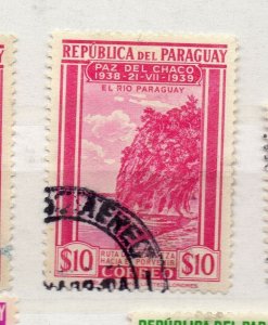 Paraguay 1940 Early Issue Fine Used $10. NW-175808