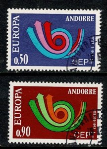 Andorra French #219-20 Europa used