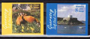 Guernsey Scott 626a-628a Mint NH booklets (Catalog Value $16.25)