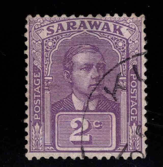 SARAWAK Scott 52 Used  no wmk, hinge thin