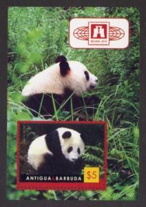 Antigua Sc# 3121 MNH Beijing 2010 / Pandas (S/S)