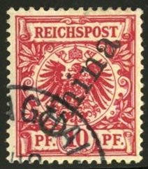 German Colonies, German Offices in China #3 (Mi. 3IIb) Cat€120, 1898 10pf d...