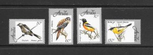 BIRDS ARUBA #162-5  MNH