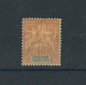 French Sudan 15 Y&T 12 MH Fine 1892 SCV $35.00