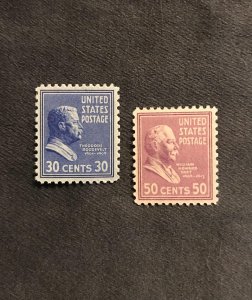 Scott 830 & 831, MNH, F/VF