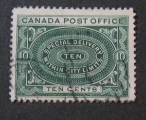 Canada #E1 Used- SCV=$1.10