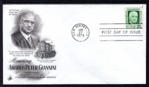 US 1400 Giannini Artcraft U/A FDC 