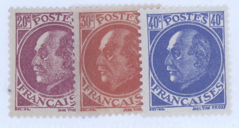 France, Scott #427-29, MH