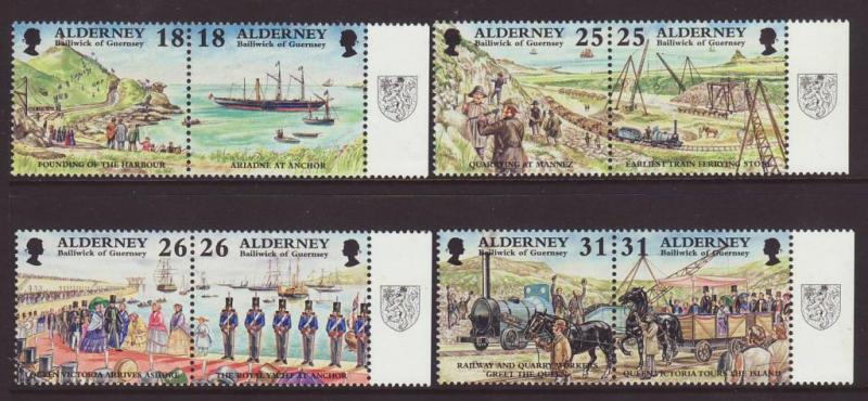 1997 Alderney Set U/Mint SGA102/A109