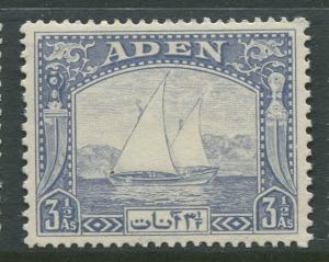 ADEN - Scott 7 - Definitive Issue - 1937 - MVLH - Single 3.1/2a Stamp