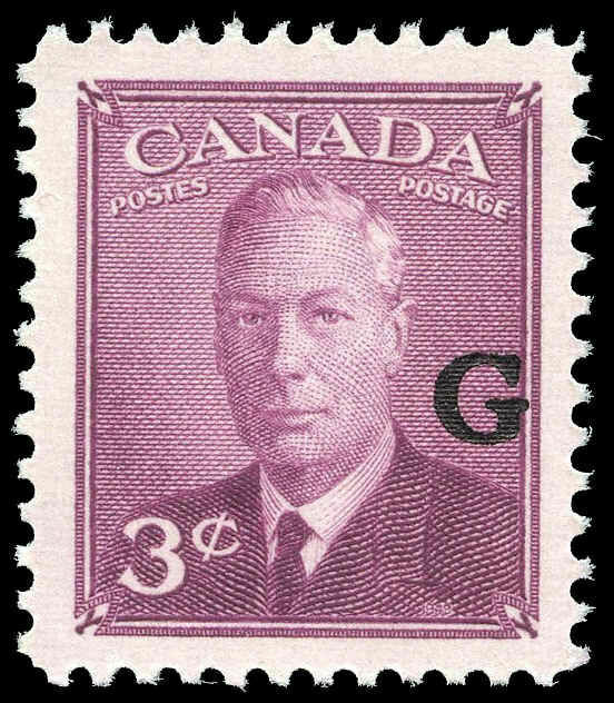 Canada Stamp Official O18 King VI, PostesPostage (1950) 3