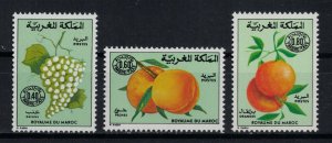 MOROCCO 1978 - Fruits / complete set MNH