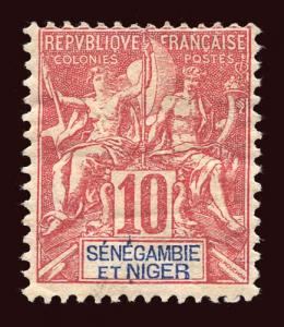 SENEGAMBIA & NIGER Scott #5 1903 Navigation & Commerce unused HR